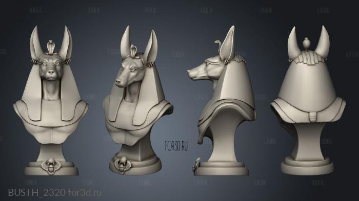 Anubis stl model for CNC