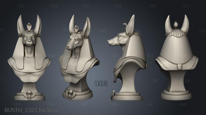 Anubis stl model for CNC