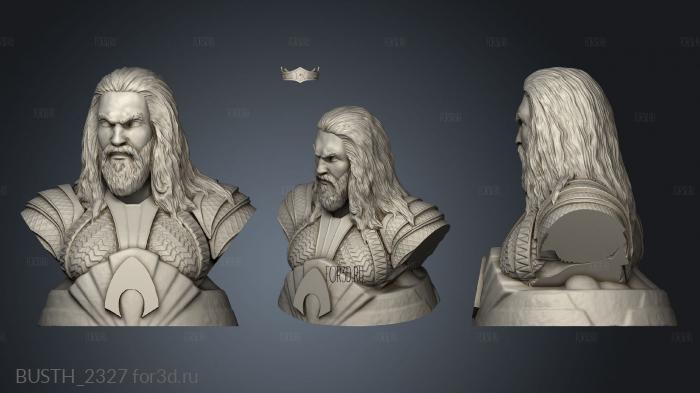 Aquaman stl model for CNC