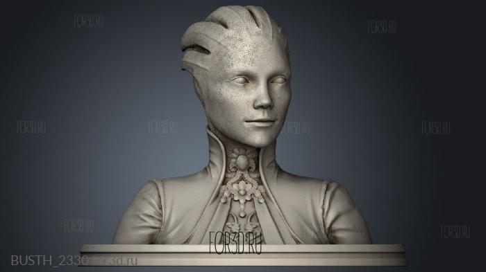 Asari stl model for CNC