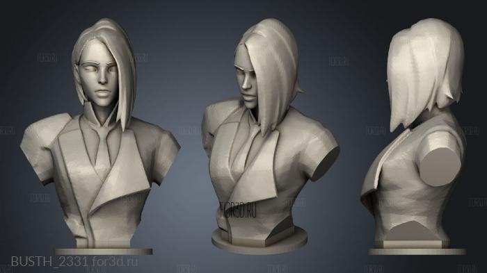 Ashe Overwatch wo hat stl model for CNC