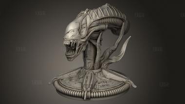 Инопланетный трофей avp 3d stl модель для ЧПУ