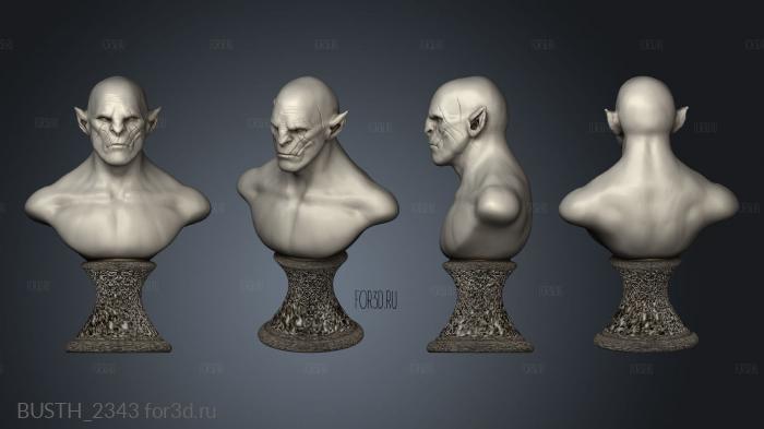 azog stl model for CNC