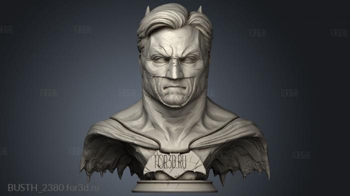 Batman stl model for CNC