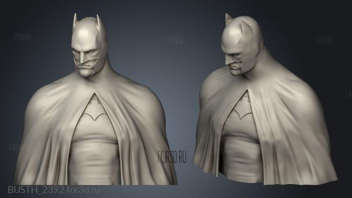 Batman The Caped Crusader stl model for CNC