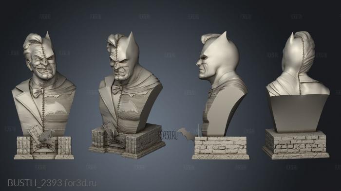 Batman vs Joker BXJ stl model for CNC