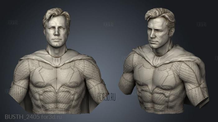 Ben Affleck Batman stl model for CNC