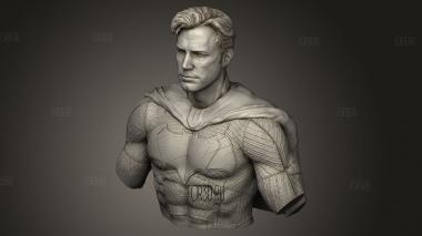 Бен Аффлек,Бэтмен 3d stl модель для ЧПУ