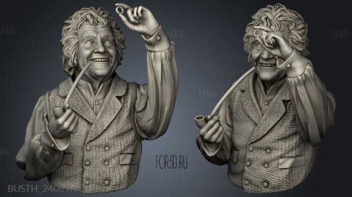 Bilbo Baggins precious stl model for CNC