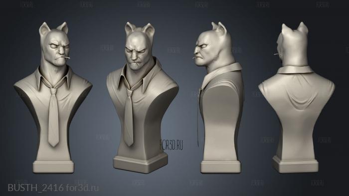 blacksad FOREST stl model for CNC