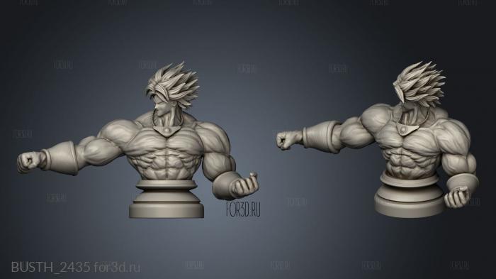 Broly dragon ball stl model for CNC