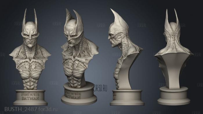 feratu batmans dis stl model for CNC