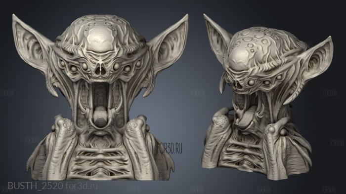 ALIEN stl model for CNC