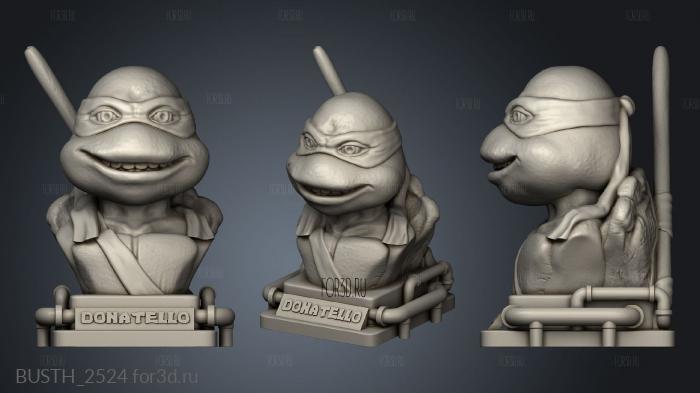 Donatello stl model for CNC