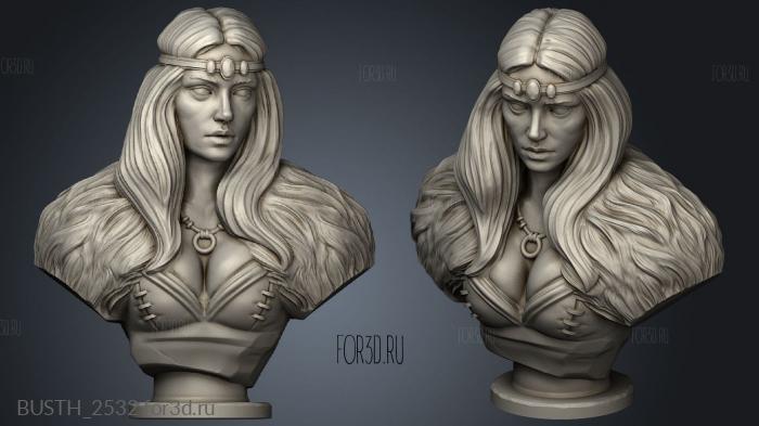 Female Celtic stl model for CNC