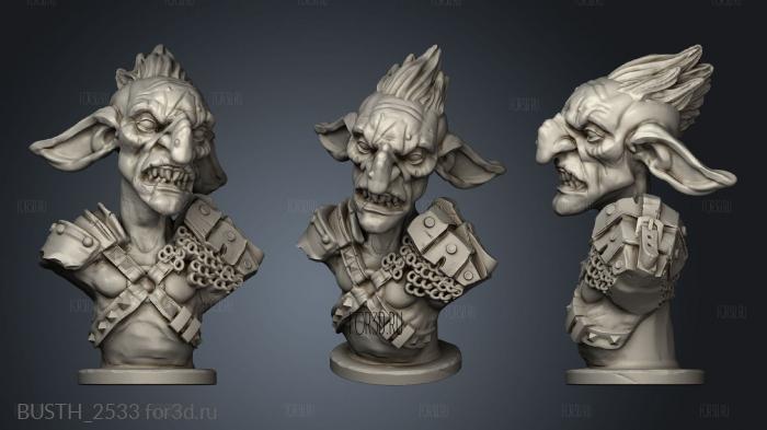 Goblin stl model for CNC