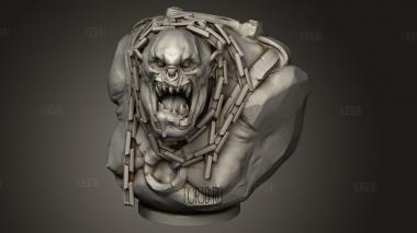 Людоед 3d stl модель для ЧПУ