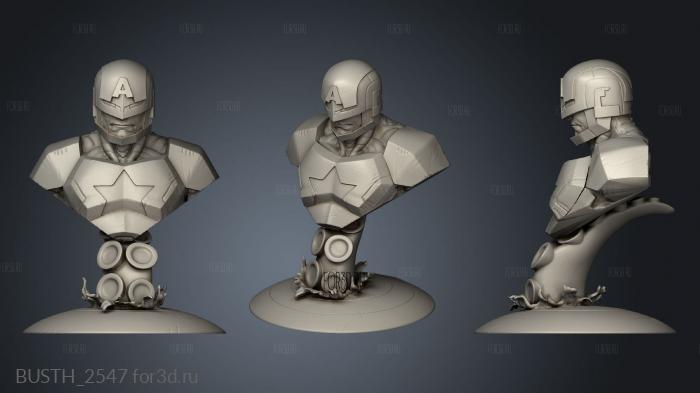 BUSTH_2547 stl model for CNC