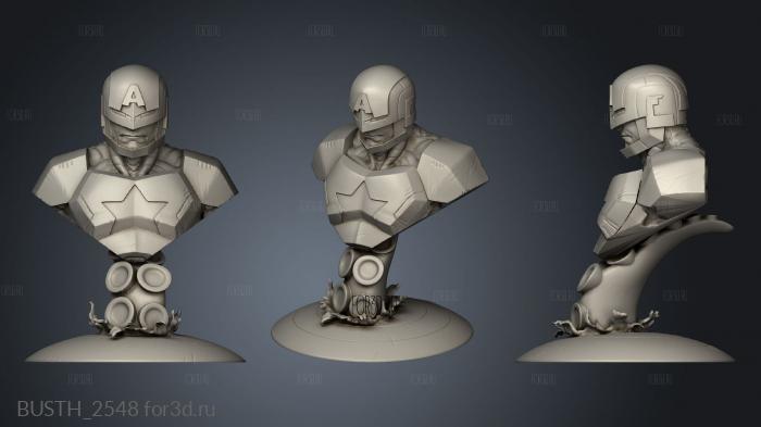 BUSTH_2548 stl model for CNC