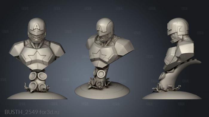 Captain America Hydra Suit stl model for CNC