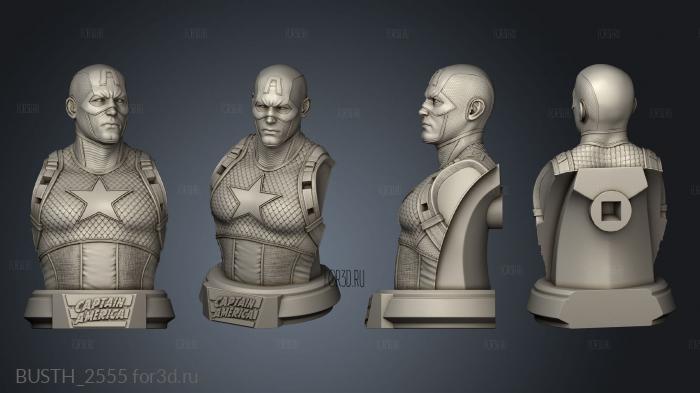 Captain America stl model for CNC