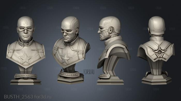 Captain America Captain with Helmet shield stl model for CNC