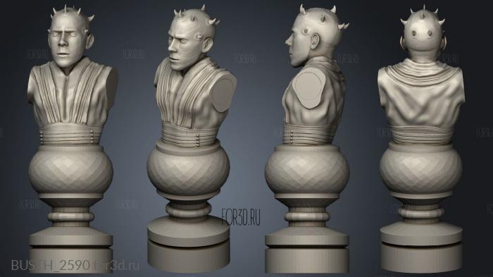 Chess Star Wars stl model for CNC