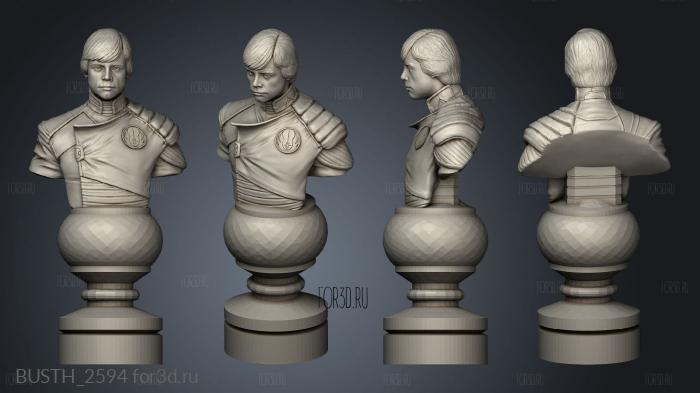 Chess Star Wars stl model for CNC