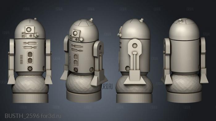 Chess Star Wars stl model for CNC