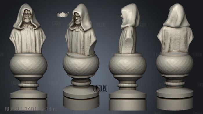 Chess Star Wars stl model for CNC