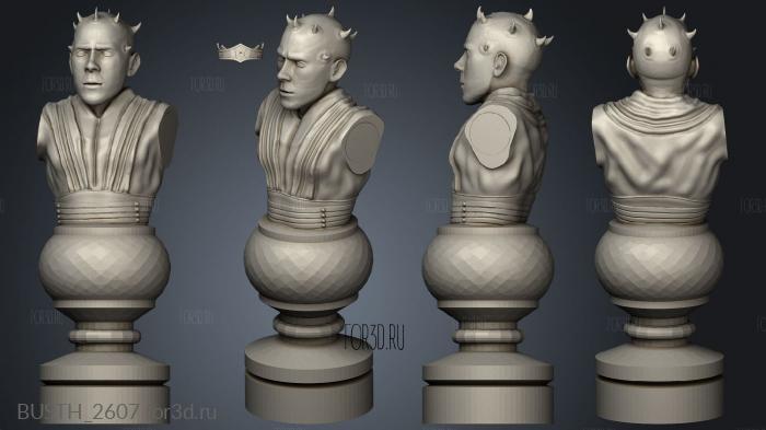 Chess Star Wars stl model for CNC