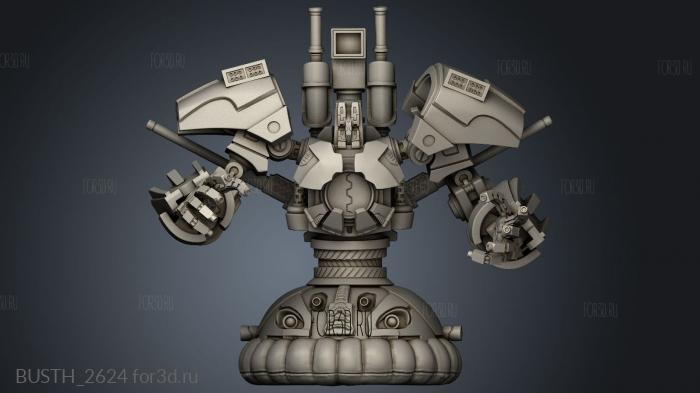 Classic Airbuster stl model for CNC