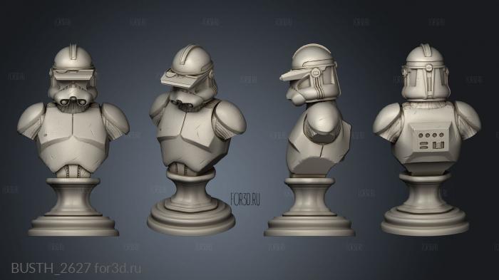 Clone Troopers stl model for CNC