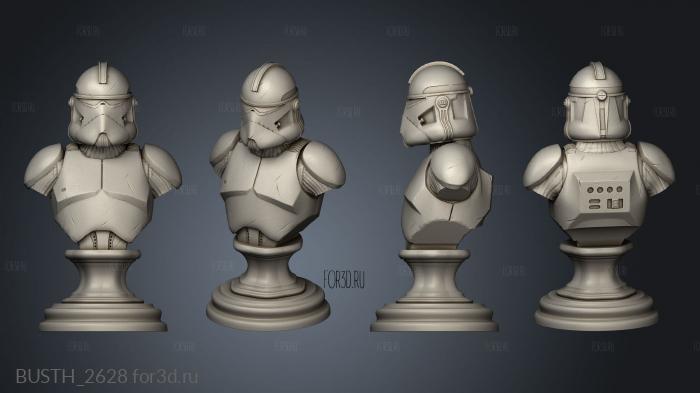 Clone Troopers stl model for CNC