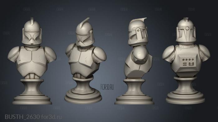 Clone Troopers stl model for CNC