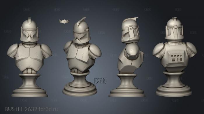 Clone Troopers stl model for CNC