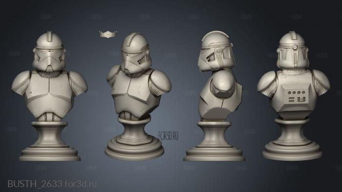 Clone Troopers stl model for CNC