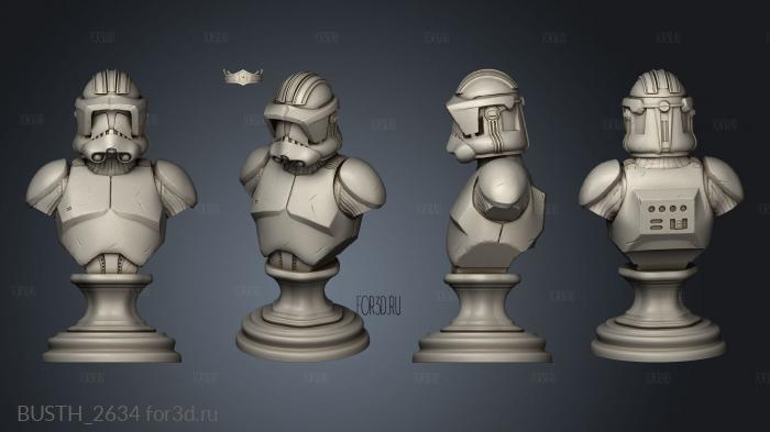 Clone Troopers0 stl model for CNC