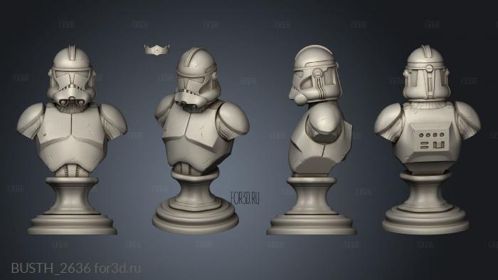 Clone Troopers2 stl model for CNC