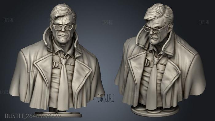 Commissioner Gordon stl model for CNC