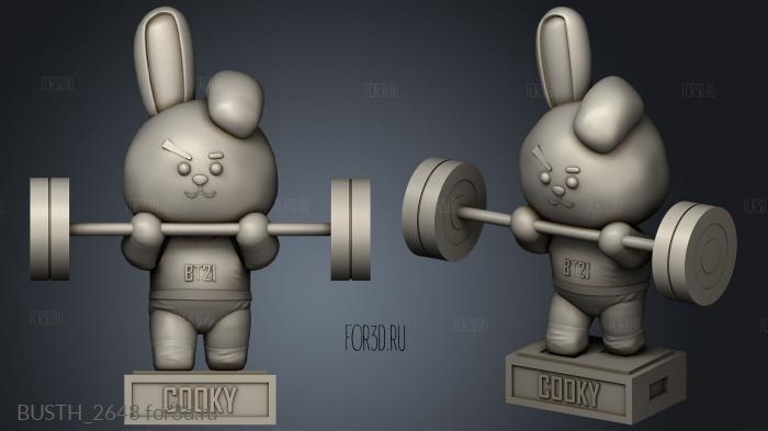 Cooky stl model for CNC