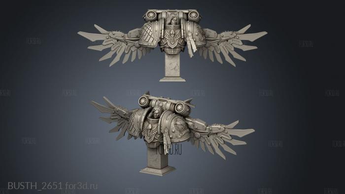 Corvus Corax stl model for CNC