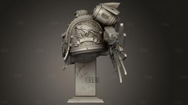 Ворон 3d stl модель для ЧПУ