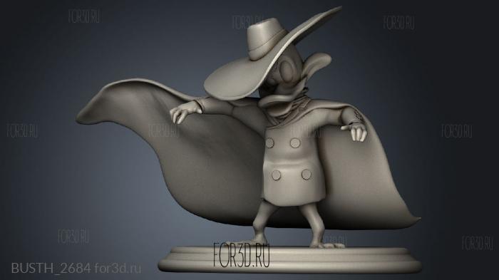 Darkwing stl model for CNC