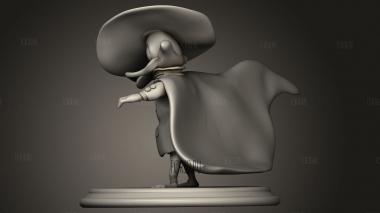 Темнокрылый 3d stl модель для ЧПУ