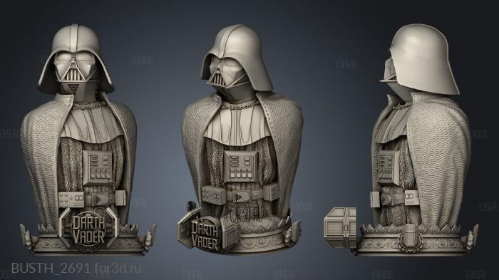 Darth Vader Star Wars stl model for CNC