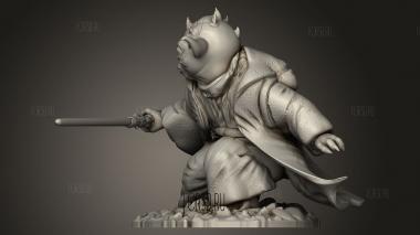 Дарт Яддл Йода 3d stl модель для ЧПУ