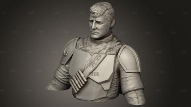 Шлем Дина Джарина 3d stl модель для ЧПУ