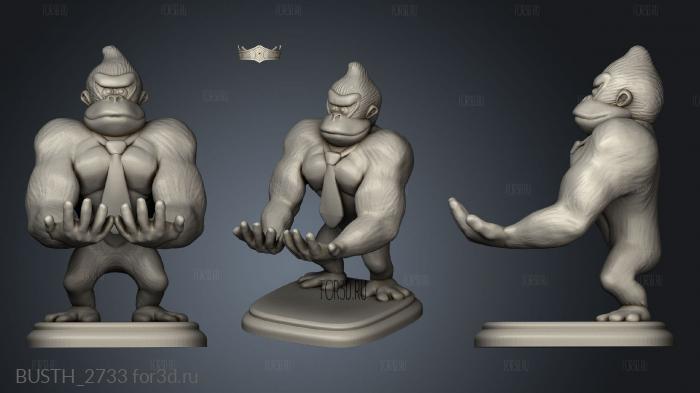 DONKEY kong PS stl model for CNC