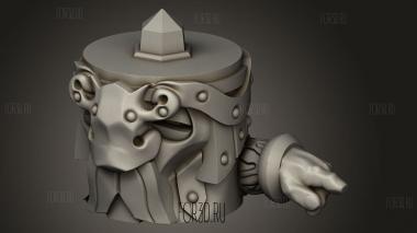 Жаровня с Тотемами 3d stl модель для ЧПУ